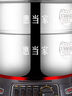 惠當(dāng)家（Hui Dang Jia）電鍋多功能電熱鍋定時電蒸鍋電煮鍋電炒鍋多用途鍋電火鍋304不銹鋼鍋G32-34國家補貼 曬單實拍圖