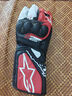 Alpinestars SP-8 V3 a星摩托車手套賽道公路防摔騎士機車皮男騎士手套 黑白亮紅色1304亞洲版 S 曬單實拍圖