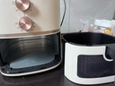 美的（Midea）空氣炸鍋不用翻面可視大容量家用全自動烤箱多功能不粘易洗觸控微蒸汽嫩烤免翻面炸烤一體 KZE5089【雙旋鈕控溫時丨免翻面】 5L 曬單實拍圖