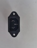 品字電源插座10A250V三芯三腳公母插頭加厚機箱機柜電鍋插座充電 焊接/插簧式接線(xiàn)-黑色 焊接/插簧 3個(gè)裝 曬單實(shí)拍圖