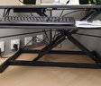 全品屋升降電腦桌升降工作臺(tái)電腦升降支架臺(tái)站立式升降辦公書桌 氣動(dòng)無(wú)級(jí)升降-黑桌雙層80cm 曬單實(shí)拍圖