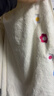 潔麗雅（Grace）7A抗菌可穿式浴巾浴袍女士浴裙成人家用加厚浴衣吸水裹巾 米白色 曬單實(shí)拍圖