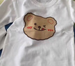 G.DUCKKIDS童裝男童套裝秋裝新款兒童服裝男寶寶衣服卡通帥氣小童運動三件套 字母小熊卡其gimiqie 80 建議身高75-85cm年齡9-12月 曬單實拍圖