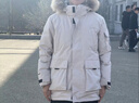 駱駝（CAMEL）戶外極寒派克工裝毛領(lǐng)情侶款羽絨服保暖加厚中長款外套 曬單實拍圖
