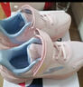 鴻星爾克（ERKE）童鞋男女童密網(wǎng)跑鞋新品大小童運動(dòng)鞋【鳴鷗】芍藥粉/粘土粉35 曬單實(shí)拍圖