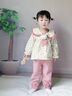 迪士尼寶寶女童套裝春裝2024新款兒童時(shí)髦洋氣衣服1一4歲女寶寶春春季兩件套 粉紅色 80 建議75-85cm9-12月cm 曬單實(shí)拍圖