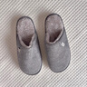 DFBK棉拖鞋男士冬季2025新款室內加大碼4647防滑軟底加絨加厚保暖冬天 灰色【防滑軟底 不臭腳】 39-40 40 -41【適合】 曬單實(shí)拍圖