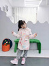 G.DUCKKIDS女童羽絨服中長(zhǎng)款加厚2025冬季新款洋氣兒童外套白鴨絨中小童冬裝 彩虹粉色 100 建議身高90-100cm3-4歲 曬單實(shí)拍圖