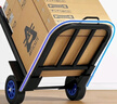 手拉車(chē)折疊拉貨搬家搬運拖車(chē)推車(chē)家用購物拉貨買(mǎi)菜車(chē)爬樓車(chē)折疊車(chē) 爬樓大32水晶輪【七梁承重220】 曬單實(shí)拍圖