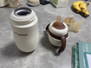 世喜嬰兒保溫杯幼兒小月齡316L不銹鋼吸管學(xué)飲杯外出保溫奶瓶學(xué)生套款 曬單實(shí)拍圖