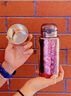 ENO鈦杯純鈦保溫杯女高顏值2025新款隨行水杯保冷杯子大容量生日禮物冰花紫-330ml-幸福禮盒裝 曬單實(shí)拍圖
