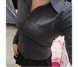 歐迪惠jk制服連衣裙女裝新款2025年夏季襯衫小香風百褶短裙子女衣服套裝 襯衫+黑色百褶裙 M 曬單實拍圖