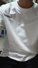普達馳純棉夏季短袖T恤男潮流寬松復(fù)古半袖ins韓版上衣服潮牌 白色 胸口 YlSHENG XL 曬單實拍圖