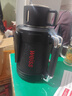 唯水保溫壺保溫水壺大容量保溫杯保溫瓶熱水瓶大號暖水壺316不銹鋼 冰花黑2.3L【抗菌316】 曬單實(shí)拍圖
