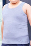 浪莎背心男100%純棉大碼男士抗菌加肥特大打底寬松跨欄無袖運動汗衫 曬單實拍圖