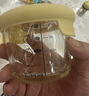 樂扣樂扣（LOCK&LOCK）嬰兒輔食盒寶寶耐熱玻璃輔食碗兒童可蒸煮冷凍保鮮盒 橘色150ML*2 曬單實拍圖