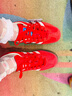 阿迪達(dá)斯 （adidas）三葉草 教師節(jié)禮物女 GAZELLE INDOOR W  IE1051 淺猩紅  35.5 曬單實(shí)拍圖