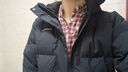 探路者（TOREAD）旗艦 兒童羽絨服男女中大童裝冬季款保暖防寒防風(fēng)外套 暗夜黑 160 曬單實(shí)拍圖