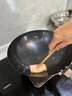 蘇泊爾（SUPOR）圓底炒鍋鐵鍋無(wú)涂層炒菜鍋燃氣灶凹面電磁爐通用 家用熟鐵鍋精鐵 圓底純鐵 30cm 曬單實(shí)拍圖