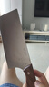 雙槍家用菜刀切片刀 鋒利鍛打廚房切肉切菜不銹鋼刀具 曬單實(shí)拍圖
