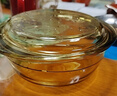 LeBoLeBo微波爐加熱專用器皿蒸雞蛋羹碗湯碗泡面熱飯容器高硼硅玻璃碗帶蓋 1.4升 一蓋多用 微波爐烤箱可用 曬單實(shí)拍圖