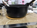 花沐禧麥飯石火鍋鍋專(zhuān)用鍋家用煮鍋湯鍋燃氣電磁爐煲熬湯鍋不粘鍋燉粥鍋 【帶蓋】 30cm 曬單實(shí)拍圖