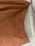 無印良品（MUJI）女式 漢麻混 斜紋 裙褲 褲子女款短褲 25年夏季 女裝 BE1VZC5S 煙熏橙色 M （160/66A） 曬單實拍圖