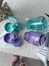 特百惠（Tupperware）嘟嘟企鵝350ML塑料杯夏季兒童可愛(ài)水杯子男女學(xué)生帶提繩 海霧藍 曬單實(shí)拍圖