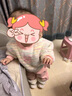 G.DUCKKIDS童裝女童秋裝套裝兒童衣服女寶寶春秋季卡通動(dòng)物衛衣兩件套小女孩 彩線(xiàn)粉色【秋冬加絨款】 90 尺碼1~2歲【 80-90cm】cm 曬單實(shí)拍圖