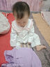嬰兒連體衣a類(lèi)純棉女寶寶衣服公主風(fēng)無(wú)骨嬰幼兒長(cháng)袖哈衣爬服 花草集-春秋款 80cm （推薦體重17-20斤） 曬單實(shí)拍圖