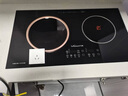 萬(wàn)和電磁爐雙灶嵌入式電陶爐電磁灶家用大功率火鍋爐凹面灶臺一平一凹不挑鍋具 WZ-SZ35A 曬單實(shí)拍圖