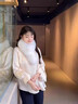 HG白色毛絨圍巾女生秋冬季2025新款圍脖仿皮草狐貍毛領(lǐng)保暖圍巾配飾 白色仿狐貍毛圍巾 曬單實(shí)拍圖