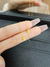 老鳳祥小蠻腰黃金耳釘女足金結婚耳環(huán)耳飾結婚紀念日禮物送女友老婆生日 精美禮盒【勿拍】 曬單實(shí)拍圖
