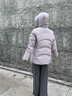 波司登（BOSIDENG）25新款冬季羽絨服女短款連帽加厚90絨百搭保暖外套B250245128 淡丁香紫6113-趨勢推薦 S 160/88A 體重約100-110斤 曬單實(shí)拍圖