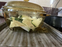 創(chuàng  )得耐高溫玻璃煲家用帶蓋大號湯碗烤箱專(zhuān)用新款餐具套裝大面碗沙拉碗 琥珀色1.5升玻璃煲 曬單實(shí)拍圖