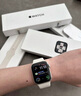 Apple/蘋果 Watch SE 智能手表GPS+蜂窩款40毫米星光色鋁金屬表殼星光色運動型表帶S/M MXHR3CH/B 曬單實拍圖