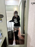 巧丂大筒圍褲管長筒靴堆堆馬丁女士皮鞋子騎士工裝英倫風(fēng)黑色厚底增高 黑色 單層 底厚7cm 37 正常碼 曬單實拍圖
