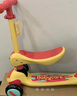 babycare兒童滑板車小孩1-6歲寶寶可折疊升降調高踏板單腳滑滑車可坐可滑 【二合一】洛克黃 曬單實拍圖