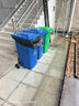 天樞垃圾桶大號240升大容量商用酒店物業(yè)室外戶(hù)外環(huán)衛掛式車(chē)用分類(lèi)帶蓋帶輪果皮箱藍色可回收物 曬單實(shí)拍圖