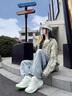 安踏葉子6女鞋2025秋冬新款休閑跑步鞋青少年輕便初中學(xué)生運動(dòng)鞋女 【葉子6】淺曦綠（透氣網(wǎng)面-仙女必備） 37.5 【官方正品-現貨速發(fā)】 曬單實(shí)拍圖