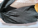 蕉下（beneunder）打底衫女高領(lǐng)修身秋冬新品長袖肌底衣?lián)u粒絨親膚內(nèi)搭上衣高暖 【雙面絨】漫暮黑 M 曬單實拍圖