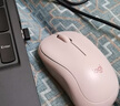 羅技（Logitech）M221輕音鼠標 無(wú)線(xiàn)鼠標 辦公鼠標 對稱(chēng)鼠標 帶無(wú)線(xiàn)微型接收器 茱萸粉 曬單實(shí)拍圖
