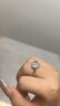 周六福（ZLF） S925銀飾戒指女粉愛(ài)心時(shí)尚小眾設計指環(huán)手飾送禮T 12號 曬單實(shí)拍圖