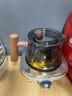 獵玄泡茶壺茶水分離玻璃內(nèi)膽耐高溫家用辦公室過濾煮茶壺單壺玻璃茶壺 雅軒壺【松鶴500ml】 曬單實(shí)拍圖
