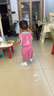 江博士學(xué)步鞋步前鞋春夏女童幼兒涼鞋兒童鞋2B13A1017CW米/藍22碼 曬單實(shí)拍圖