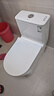 九牧（JOMOO）11383-2-1/31KA-1家用虹吸抗菌雙漩坐便器大沖力節(jié)水馬桶305坑距 曬單實(shí)拍圖