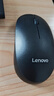 聯(lián)想（Lenovo）無(wú)線(xiàn)鼠標 辦公鼠標便攜鼠標 筆記本鼠標 電腦鼠標 M26黑 帶無(wú)線(xiàn)2.4G接收器 曬單實(shí)拍圖