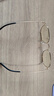 米家小米防藍(lán)光眼鏡 平光無(wú)度數(shù)手機(jī)電腦防輻射眼鏡男女 金色 曬單實(shí)拍圖
