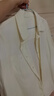 森馬（Semir）長(cháng)袖襯衫女冬中長(cháng)款寬松純棉燈芯絨純色襯衣通勤上衣101724105001 曬單實(shí)拍圖