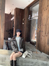 對白【杜鵑同款】PU皮翻領(lǐng)短款羽絨服女2025冬季新款保暖皮衣夾克 巧克力棕 L 曬單實(shí)拍圖